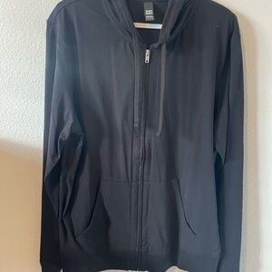 Women’s Black Zip-Up Hoodie